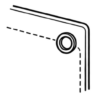 Icon einer Öse in einer Abschirmtasche